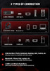 KAPEYDESI WIRELESS GAMING HEADSET WITH MIC 40H BATTERY LIFE BLACK/RED