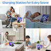 MASBATER 5-Port USB-C Fast Charging Station Multiple Devices iPad Tablet Black
