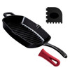 CUISINEL CAST IRON SQUARE GRILL PAN - 10.5 INCH