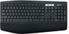 LOGITECH K850 WIRELESS BLUETOOTH KEYBOARD PC MAC CHROME UNIFYING RECEIVER BLACK