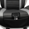 FH GROUP - Front Set Faux Leather Seat Cushions Cover Low Back Seat PU207GYBK