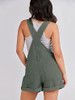 ANRABESS OVERALL WOMEN SUMMER LOOSE FIT SHORTS DENIM ROMPER S - ARMY GREEN