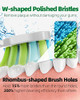 7AM2M Sonic Electric Toothbrush 6 Brush Heads Kids AM106-GREEN