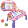 BABLOCVID TODDLER TOYS FOR 1-2 YEAR OLD GIRLS, MAGNETIC DRAWING DOODLE -PINK