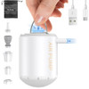 KAZAZOO PORTABLE AIR PUMP INFLATABLES MINI ELECTRIC AIR MATTRESS PUMP WHITE