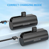 Portable Charger for iPhone With Dual Infterface Real 5000mAh AK-W079 Black
