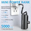 Portable Charger for iPhone With Dual Infterface Real 5000mAh AK-W079 Black