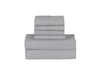 Rayon from Bamboo Blend 6-Piece Smart Sheet Set with Side Pockets - SILVER