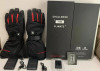 VENUSTAS HEATED GLOVES U1-TOUCH - RED/BLACK