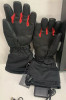 VENUSTAS HEATED GLOVES U1-TOUCH - RED/BLACK