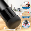 EYEFEAT 32 PCS CHAIR LEG FLOOR PROTECTORS, ROUND SILICONE CHAIR LEG - BLACK