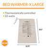 K&H PET PRODUCTS HEATED PET BED WARMER WATERPROOF PET HEATING PAD X-LARGE - Tan