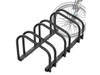 True & Tidy - Bike Floor Stand and Holder for 3 Bikes - BLACK
