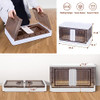 IDLE WAY Closet Organizers and Storage 8.5 Gal, Storage Bins with Lids 4 Pack IDLE WAY Closet Organizers and Storage 8.5 Gal, Storage Bins with Lids 4 Pack