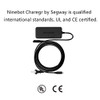 Segway Ninebot Battery Charger for ES2/ES4/E22/ES1L Electric Kick Scooter Black