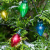 TOUCH OF ECO SOLAR LED CHRISTMAS BULB STRING LIGHTS 20FT 12 VIBRANT LEDS TOE325