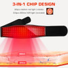 VICONOR RED LIGHT THERAPY BELT FOR BODY INFRARED LIGHT THERAPY DEVICES - Black