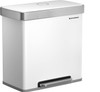 SONGMICS Kitchen Bin, 2 x 30L Stainless Steel Pedal Rubbish Bin, LTB202W01 White SONGMICS Kitchen Bin, 2 x 30L Stainless Steel Pedal Rubbish Bin, LTB202W01 White