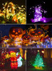 MINETOM Color Changing Fairy Lights 33 FT 100 LED USB String Lights - Multicolor
