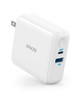 Anker PowerCore Fusion III PIQ 3.0 18W USB-C Portable Charger 2-in-1 A1624 White