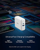 Anker PowerCore Fusion III PIQ 3.0 18W USB-C Portable Charger 2-in-1 A1624 White
