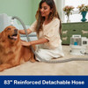 KANPETS DOG VACUUM FOR SHEDDING GROOMING MAX 3.4L DUST BIN - SILVER ORANGE(GOLD)