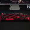 LEMONKEY WIRED MECHANICAL GAMING KEYBOARD 100% LAYOUT BROWN SWITCH - BLACK