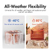 DRINCOSH Garden Hose 100 ft x 5/8" Flexible Hose Ultra Durable Water Hose ORANGE