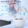 AOTUDA 45KHZ ULTRASONIC RETAINER CLEANER MACHINE 200ML DENTURE - WHITE