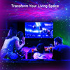 HIJOPIB Star Projector Nebula Galaxy Bedroom Starry Ceiling Led Lamp - WHITE