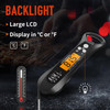 ROUUO DIGITAL MEAT THERMOMETER AND BOTTLE OPENER - BLACK