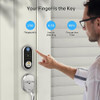 SMONET SMART DEADBOLT SMONET FINGERPRINT ELECTRONIC DEADBOLT DOOR LOCK - SILVER