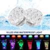 4-Pack Submersible LED Remote Control, 16 Colors Waterproof LED Tea Lights