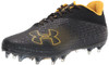 Under Armour Men's Blur Nitro Mc Football Shoe Black/Black/Stealth Gold New