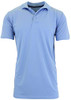 Harvic Men's Tagless Dry-fit Moisture Wicking Polo Shirt 3XL - Light Blue