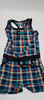 DOCELE FASHION WOMEN'S ONE PIECE ROMPER - SIZE XL - RED/WHITE/BLUE PLAID New