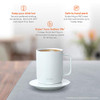 Ember Temperature Control Smart Mug 10 Ounce, 1-hr Battery Life, White