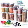 STORAGEGANIZE Airtight Food Storage Containers With Lids 14pc, Ktichen Storage