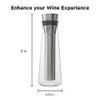Rabbit Glass Wine Chilling Carafe Chills and Aerates Wine 750 ml Capacity CLEAR New