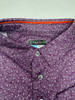 PGA TOUR MEN SHORT SLEEVE PRINTED GOLF POLO SHIRT, SIZE LARGE, PURPLE PVKFBO64RS