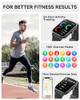 Haulvean G39 Smart Watch Answer/Make Calls 1.85" IP67 Waterproof - Black