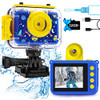 GKTZ Kids Waterproof Camera - Underwater Camera KD190-DARKBLUE