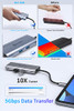 UTECHSMART USB C HUB USB C ETHERNET MULTIPORT ADAPTER HDMI 4K UCN3273 - SILVER