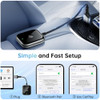 JDG WIRELESS CARPLAY ADAPTER 2024 FOR APPLE CARPLAY - GRAY (SIDES), BLACK