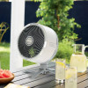 SHARK FLEXBREEZE CORDLESS FAN PEDESTAL TO TABLETOP CAPABILITIES UH205 - GRAY