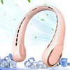 ASNUG PORTABLE NECK FANS FOR WOMEN 4000 MAH RECHARGEABLE PERSONAL FAN PINK