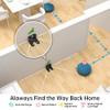 OKP ROBOTIC VACUUM CLEANER WIFI/APP/ALEXA HIGH-PERFORMANCE FILTER - BLUE