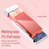 WAXFANS ROLL ON ROSE WAX KIT - EASY HAIR REMOVAL WARMER/WAXER - Black/White