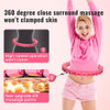 MAICIFI SUPER SIZE WEIGHTED HULA FITNESS SILENT WAIST/ABDOMINAL 65"x 32" - RED