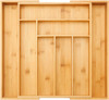SECURA EXPANDABLE KITCHEN DRAWER ORGANIZER 8 SLOTS, FLATWARE - DO-4333 - BAMBOO